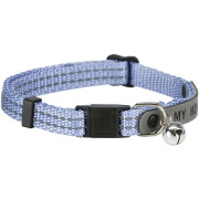 Collier personnalisé avec bande adresse MAUVE