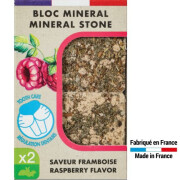 Bloc minéral rongeur Eden Framboise