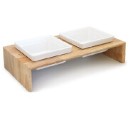 Gamelle surélevée, design Bois&Céramique 