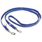 Laisse anti-glisse 3 anneaux Color & Gray BLEUE