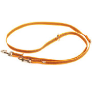 Laisse anti-glisse 3 anneaux Color & Gray ORANGE FLUO 