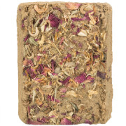 Pierre à ronger aux fleurs pour Rongeur et Lapin