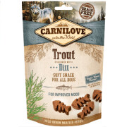 Friandises semi-humide Carnilove pour chien Truite&Aneth