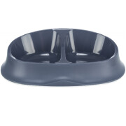 Gamelle double Plastique Bleu 