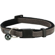 Collier en velours réfléchissant GRIS