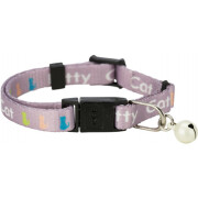 Collier pour chaton en nylon MAUVE 