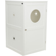 Meuble litière chat fermée 