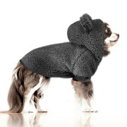 Sweat à capuche mouton gris ELLIOT