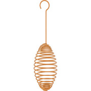 Mangeoire spirale pour boule de graisse orange  
