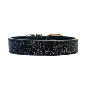 Collier luxe pour chien Stardust champagne