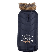 Manteau doudoune et fausse fourrure marine Forever