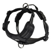 Harnais Anti-traction en Y pour chien Rando Walk NOIR