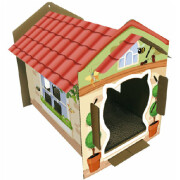 Maison Carton Villa Color pour Chat