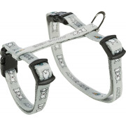 Harnais lapin nain Bunny gris avec laisse 