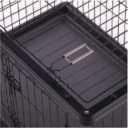 Parc à chiot avec roulettes Pasy Noir 