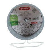 Roue en plastique sur pied métal pour rongeur 