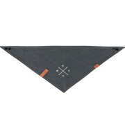 Bandana pour chien gris motif quatre points cardinaux 