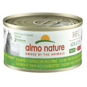 Pâtée HFC Adult 7+ Saveur Saumon Ton et Courgettes