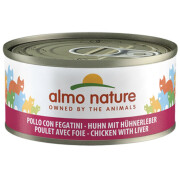 ALMO NATURE 6 Pâtées pour chat Poulet et Foie