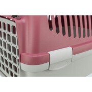 Cage de transport Capri 1 vieux rose et grise