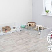 Enclos modulable lapin : 12 éléments ! Assemblage Facile !