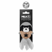 Peluche raton laveur pour chat