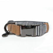 Collier original rayé Bleu Marine Neptune