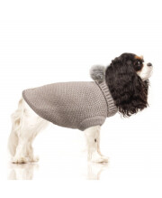 Pull pour petit chien CAMILLE beige