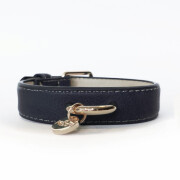 Collier luxe chien Trocadero Marine