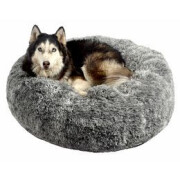 Coussin apaisant chien chat Donut Poilu - NOIR