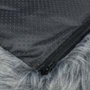 Coussin épais déhoussable & lavable pour chien Yelina, peluche