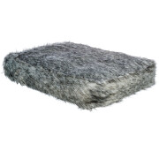 Coussin épais déhoussable & lavable pour chien Yelina, peluche