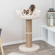 Arbre à chat original avec panier Boho