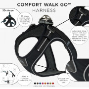 Harnais confort Walk GO NOIR 