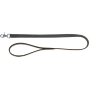 Collier Rustic en cuir gras GRIS pour Chien