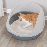 Bac de toilette pour chat, anti projection, très haut rebord, Simao