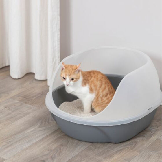 Bac à litière, anti projection, très haut rebord, Simao