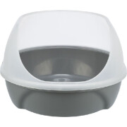 Bac de toilette pour chat, anti projection, très haut rebord, Simao