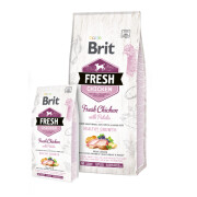 Croquettes sans céréales chiot, BRIT, 40 % viande fraiche poulet