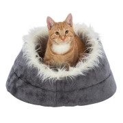 Igloo pour chat, maison peluche douce