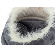 Igloo pour chat, maison peluche douce