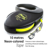 Laisse enrouleur 10m, Flexi Giant Pro, gros chien puissant
