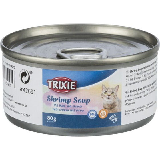 Soupe pour chat, santé des Reins préservée, Crevettes