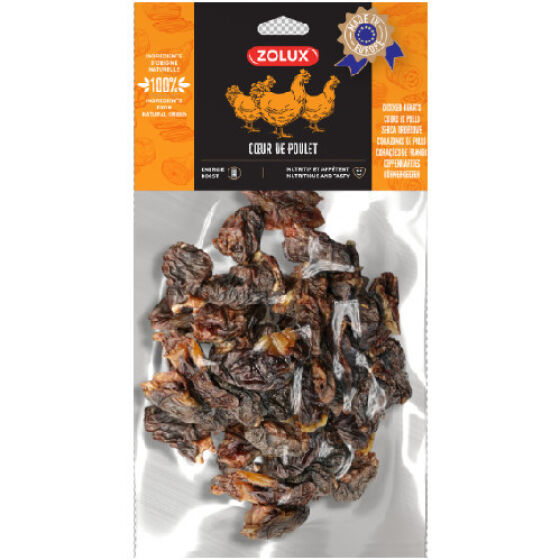 Cœur de poulet naturel pour chien