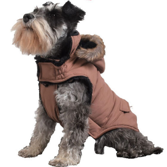 Manteau chaud pour chien Fourrure Canada