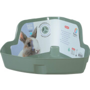 Toilette d’angle pour lapin