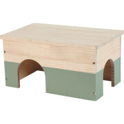 Maisonnette bois pour lapin nain