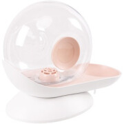 Fontaine à eau chat sans électricité, sans fil Snail ROSE
