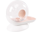 Fontaine à eau chat sans électricité, sans fil Snail ROSE