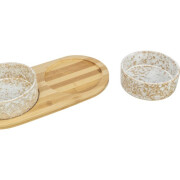 Gamelle double bois, céramique bambou Design